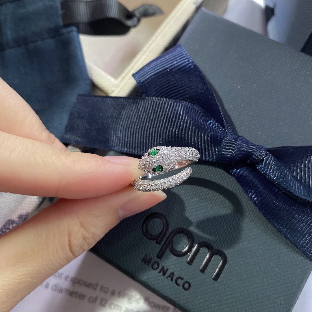 APM Monaco Emerald Ring